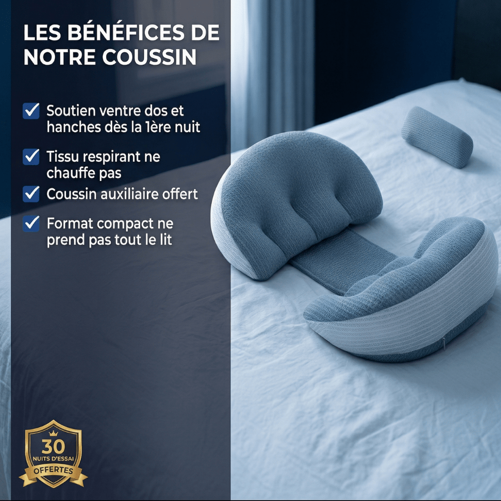 coussin grossesse housse lavable détail softsleep