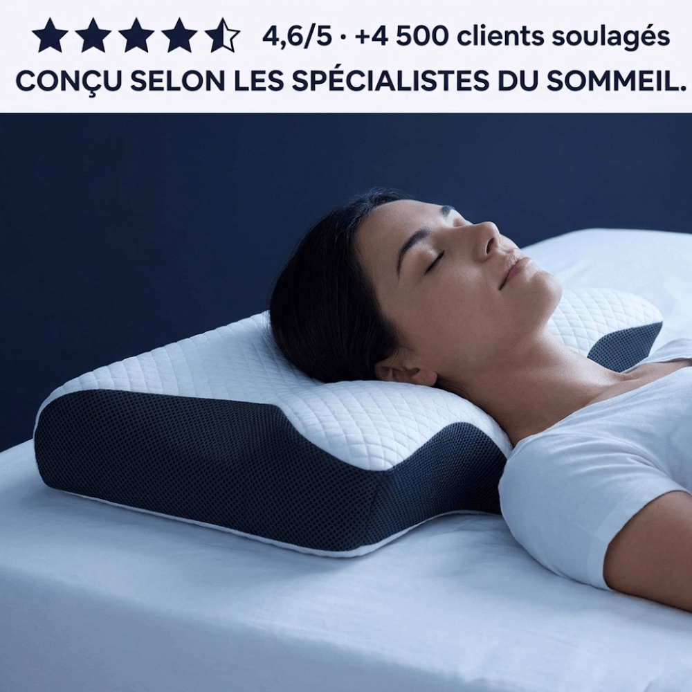 oreiller cervical ergonomique position sommeil côté softsleep